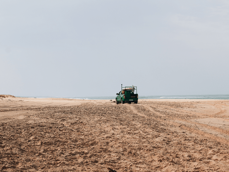 Safely drive on beaches in Oregon