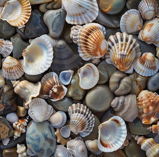 Seashells on the Oregon Coast