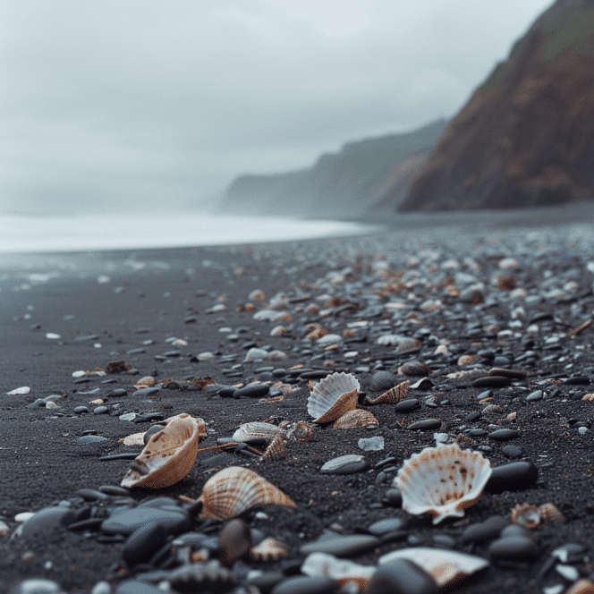 Different beachcombing treasures