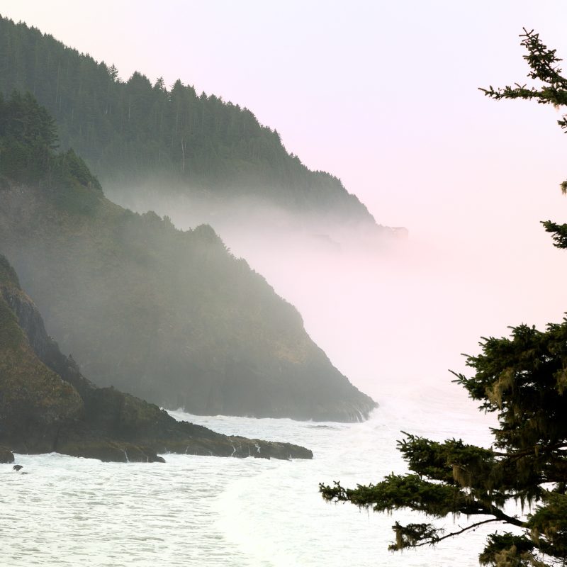 Oregon Coast Waves Crashing