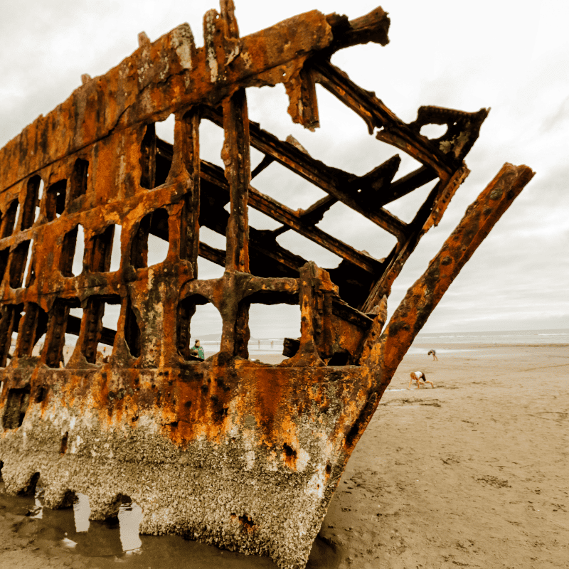 Peter Iredale Shipwreck Warrenton Oregon