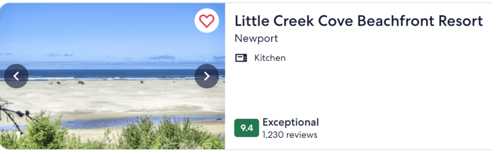 LIttle Creek Cove in Newport, Oregon