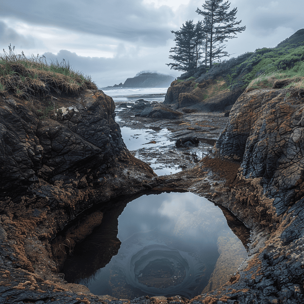 Tide pooling on the Oregon Coast