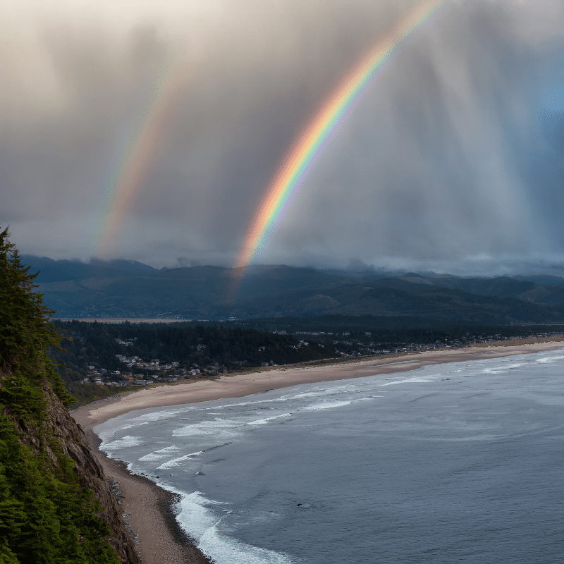 Rainbow over Manzanita