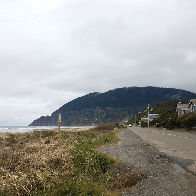 Overlooking ocean in Manzanita