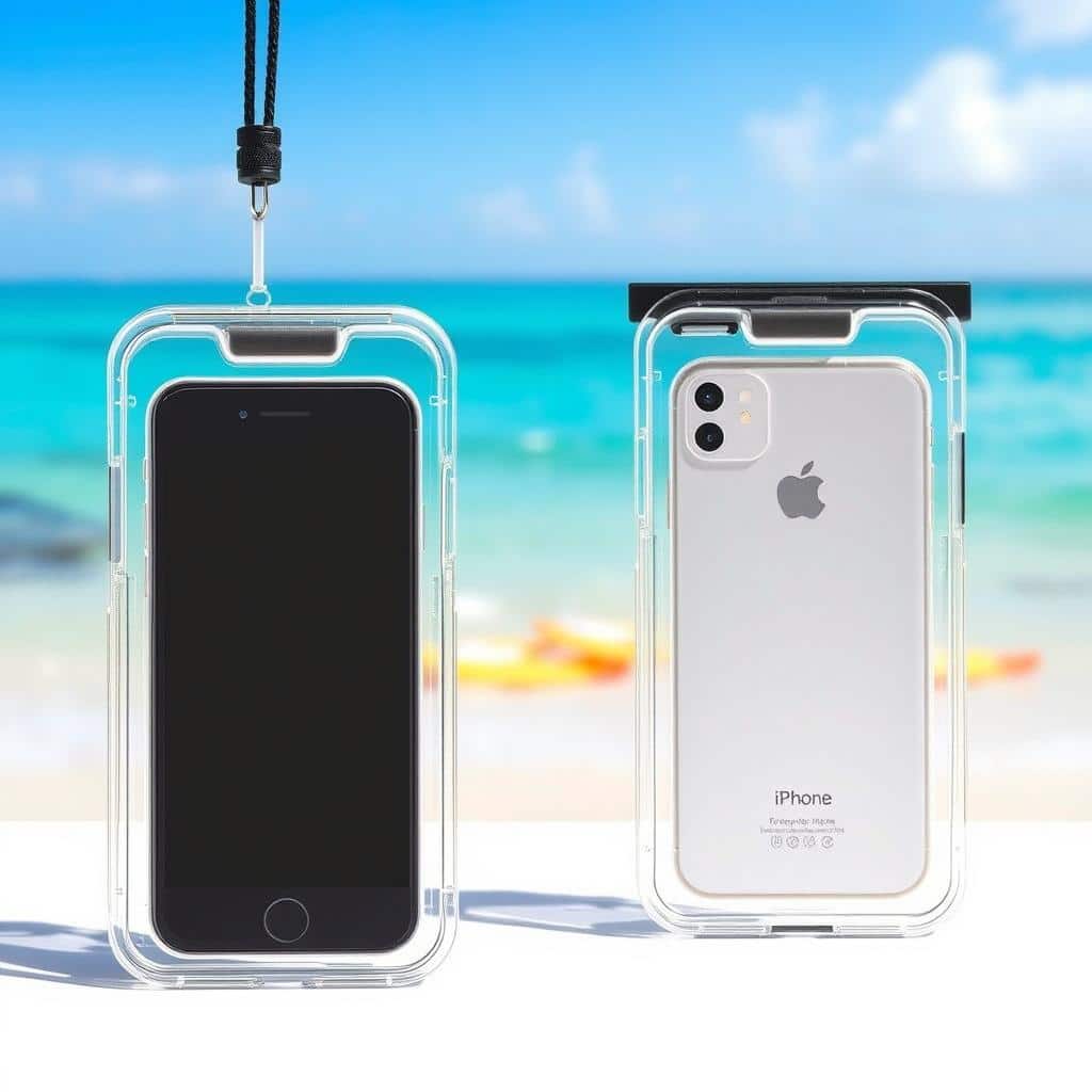 Waterproof phone case for taking photos at OPRD Whale Watching Center