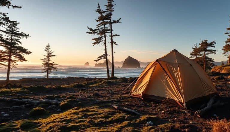tent camping