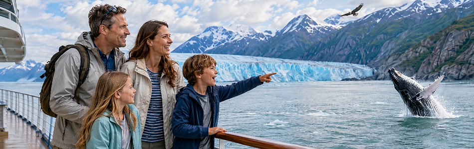 Family Alaska Cruise Glacier Bay