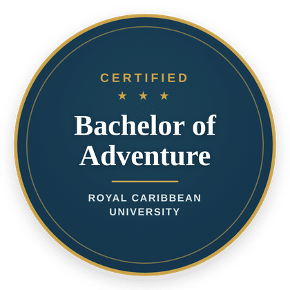 Certified Bachelor of Adventure, Royal Caribbean University