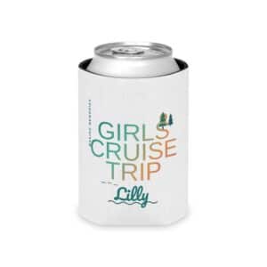 Girls Cruise Trip Can Cooler – Personalized Name Cruise Koozie 2027