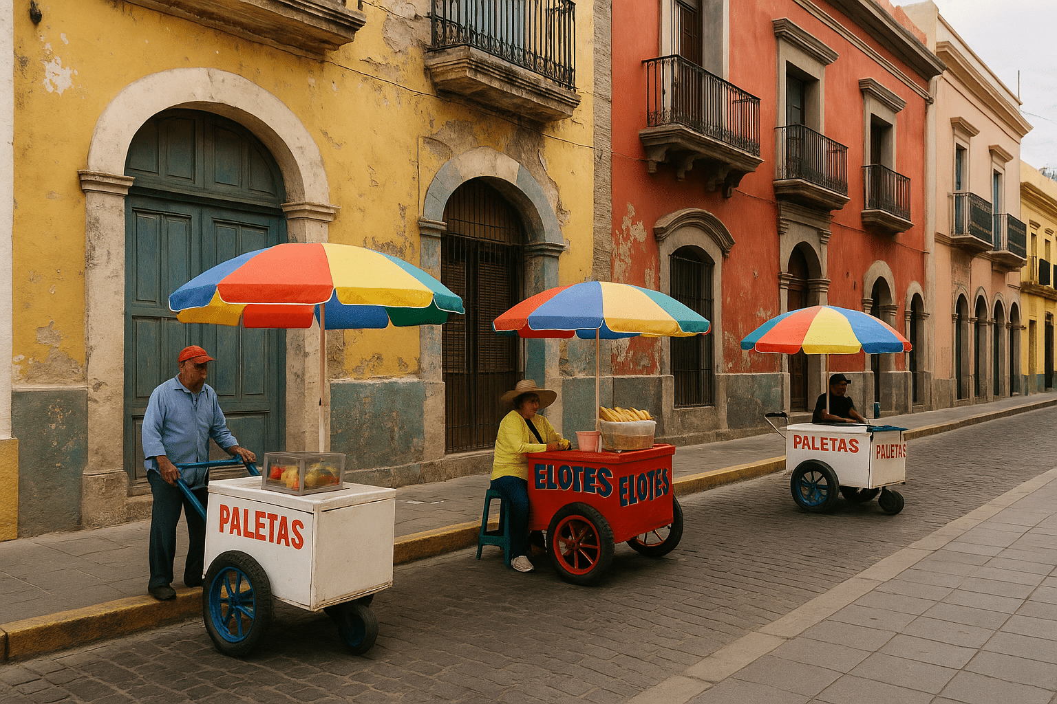 Mazatlán market scene