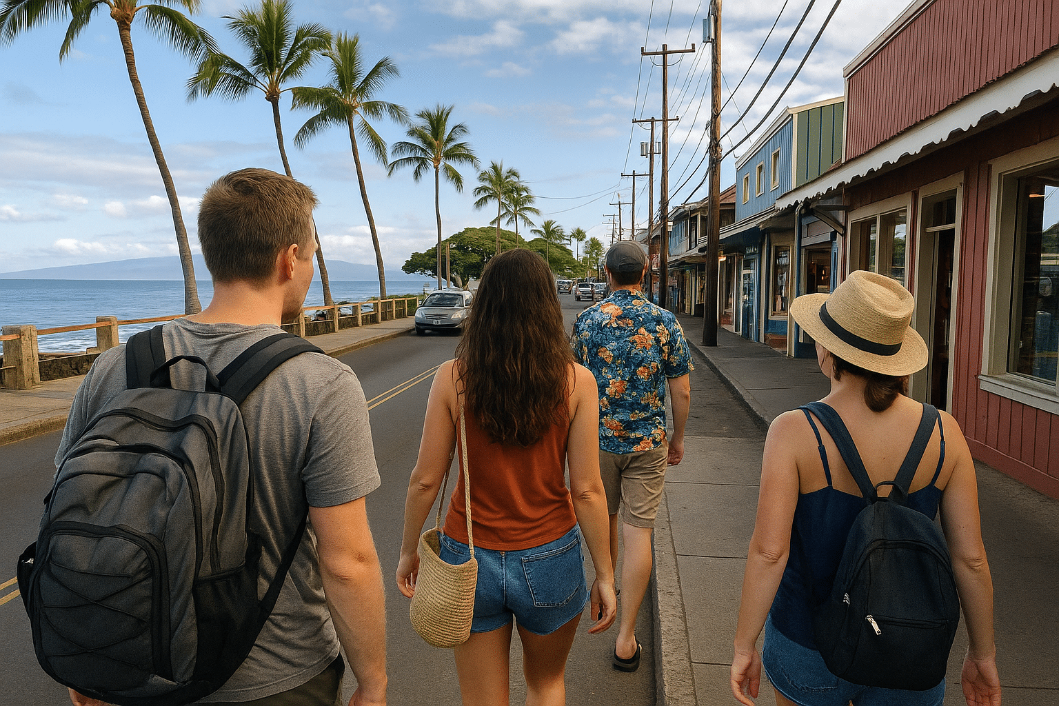Exploring Maui's local culture.