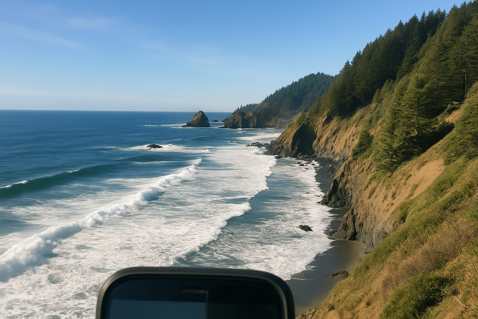 Oregon Coast Dramatic Cliffs