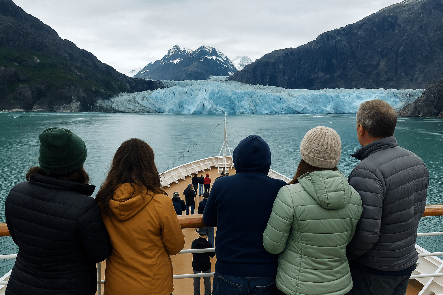 Alaska cruise glacier