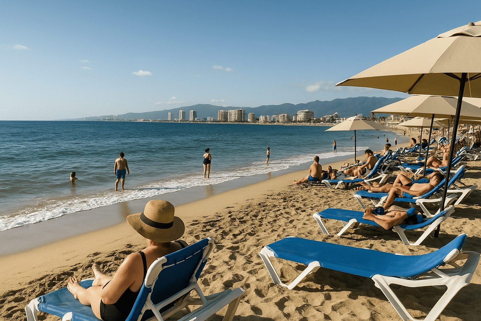 Mexican Riviera beach