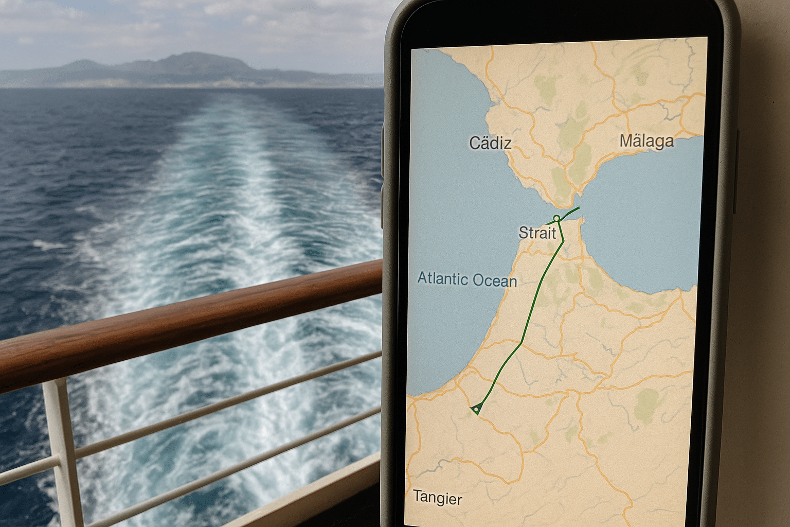 Map of maritime routes to Hawaii
