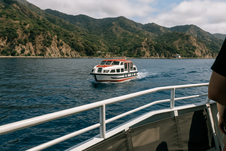 Tender boat to Catalina Island