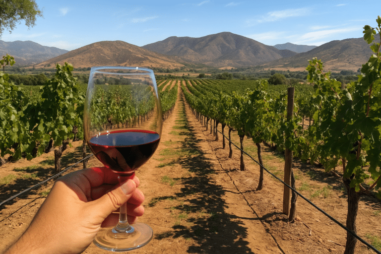 Wine tasting in Guadalupe Valley, Ensenada.