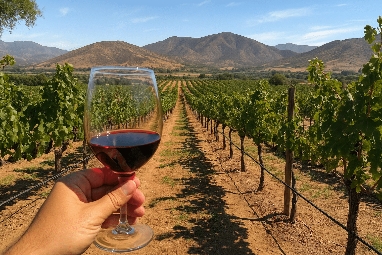 Wine tasting in Guadalupe Valley, Ensenada.