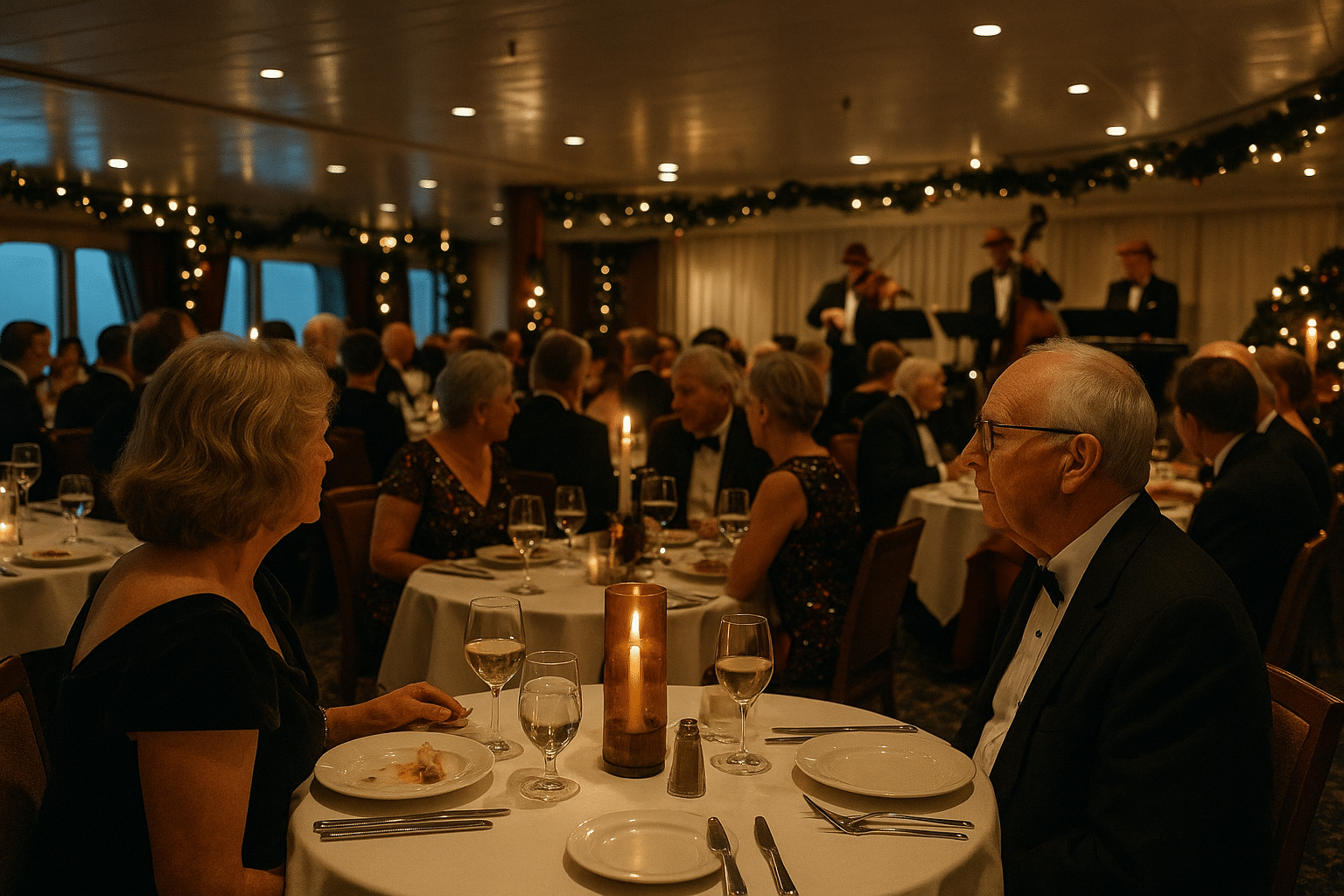Formal attire for cruise themed night