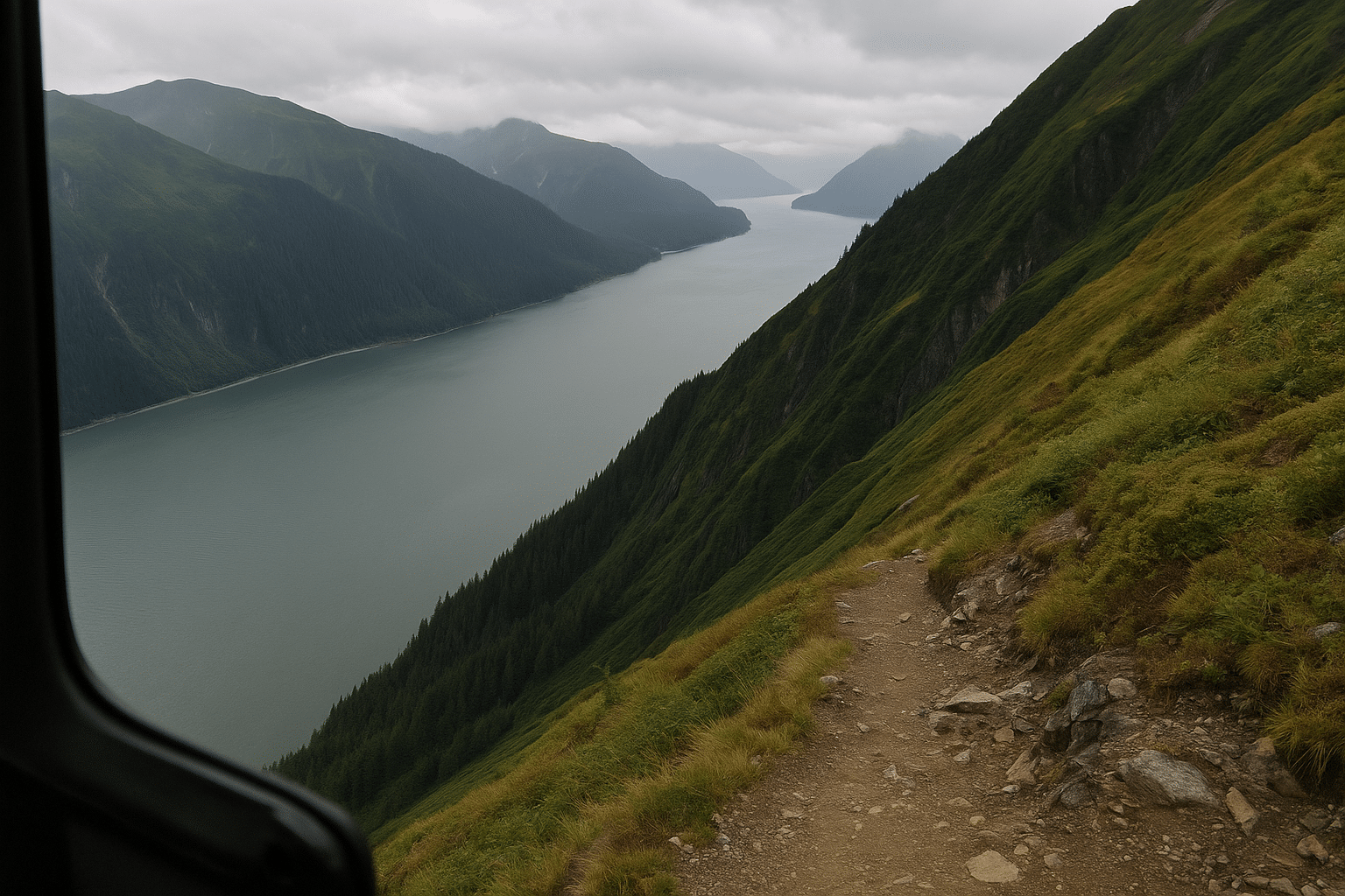 Gold Ridge view in Juneau, Alaska