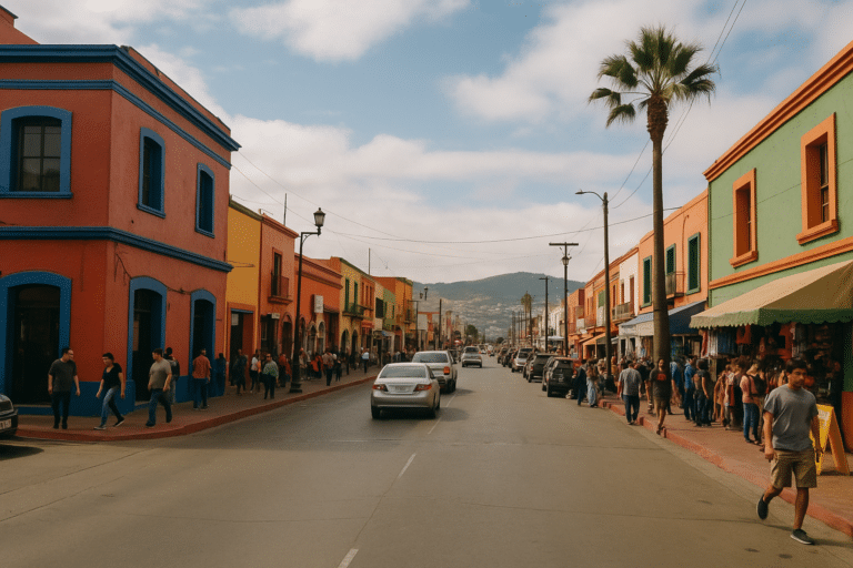 Street view in Ensenada